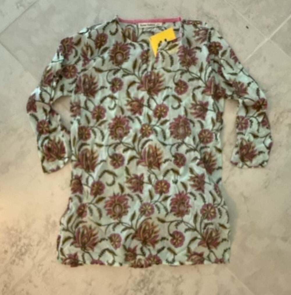 Roller Rabbit Kids Vine Floral Kurta Size 10
